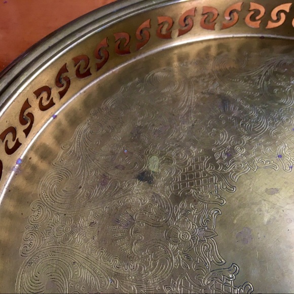 Vintage Brass Tray - Picture 5 of 5